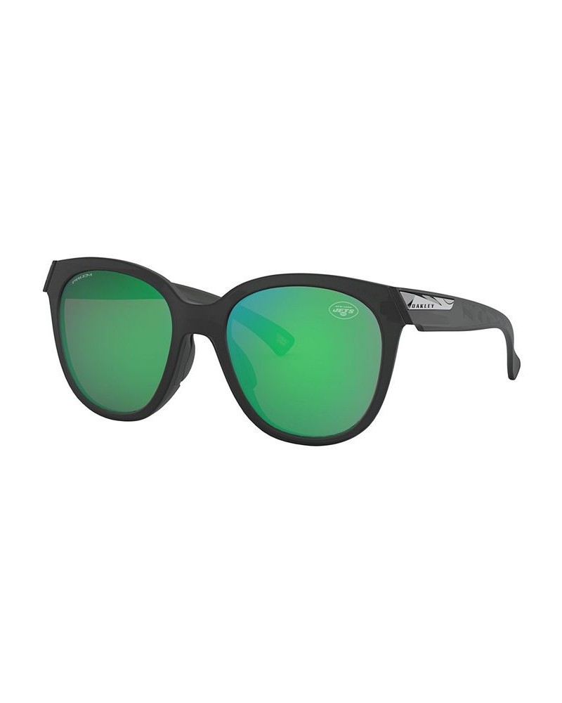 NFL Collection Sunglasses New York Jets Low Key OO9433 OO9433 54 LOW KEY NYJ MATTE BLACK INK/PRIZM JADE $22.97 Unisex