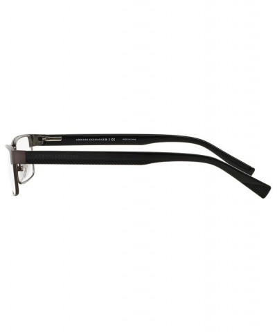 AX1009 Men's Rectangle Eyeglasses Black $32.50 Mens