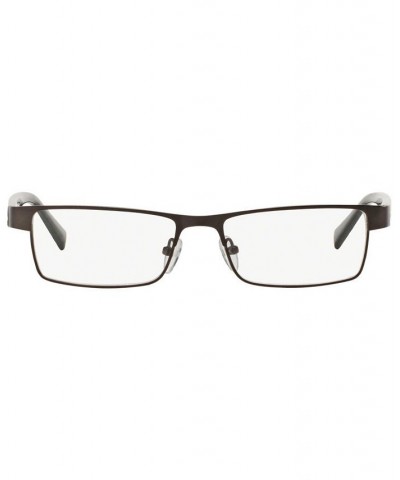 AX1009 Men's Rectangle Eyeglasses Black $32.50 Mens