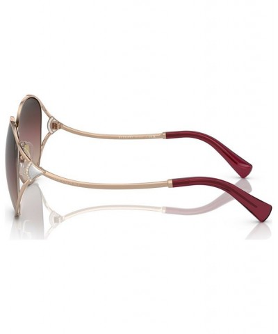 Women's Sunglasses BV6181B57-Y Pink Gold Tone $111.51 Womens