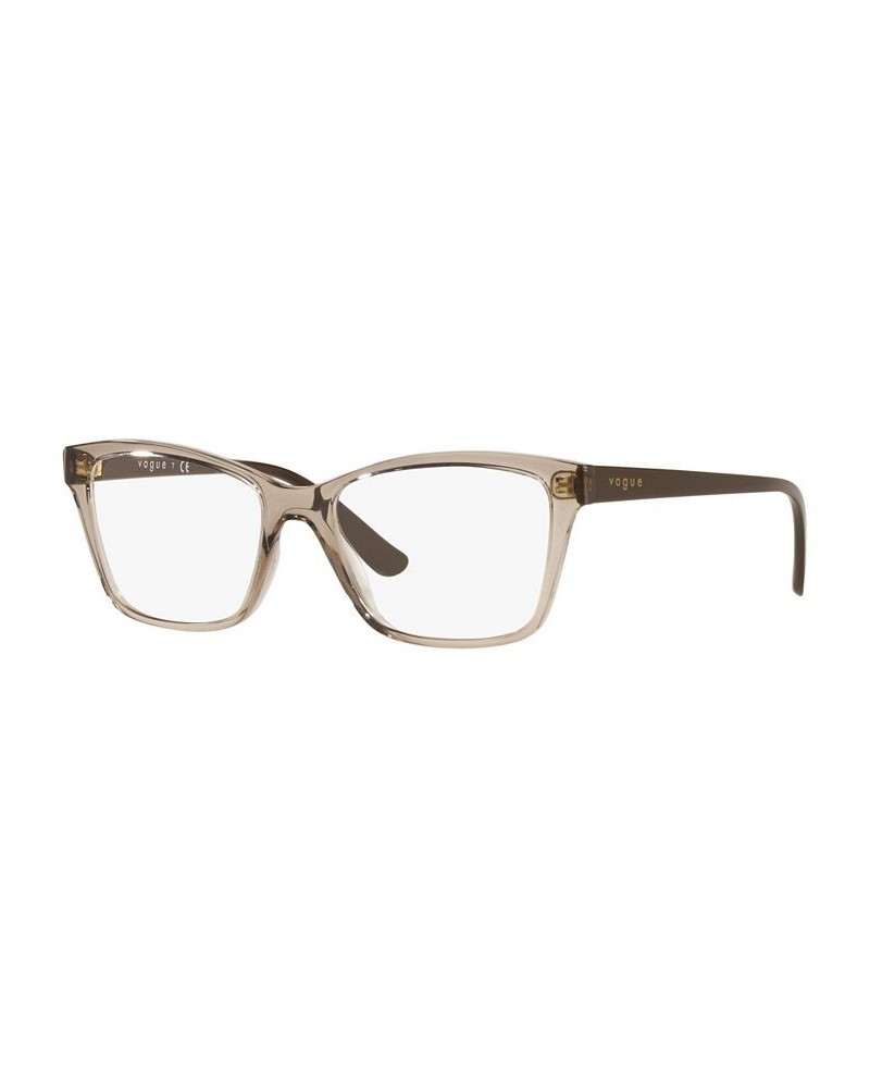 VO5420 Women's Pillow Eyeglasses Transparent Brown $29.90 Womens