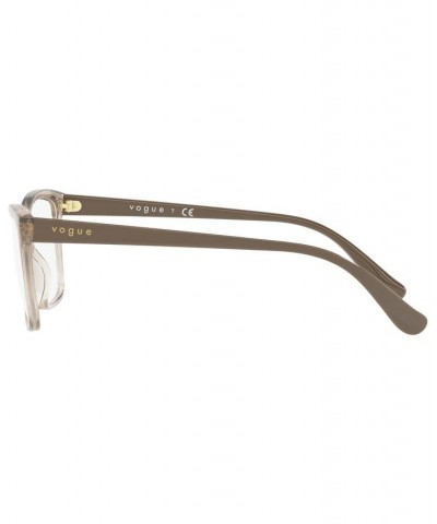 VO5420 Women's Pillow Eyeglasses Transparent Brown $29.90 Womens