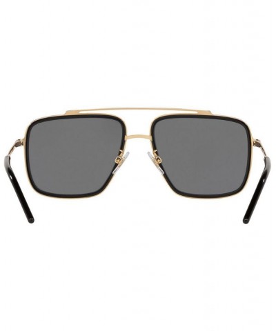 Polarized Sunglasses DG2220 57 GOLD/BLACK/POLAR GREY $106.65 Unisex