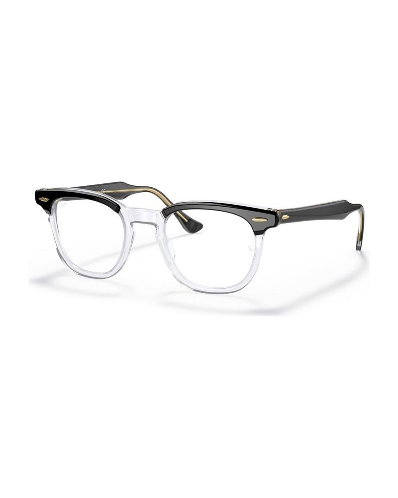 Women's Square Eyeglasses RB5398 Black $17.90 Womens