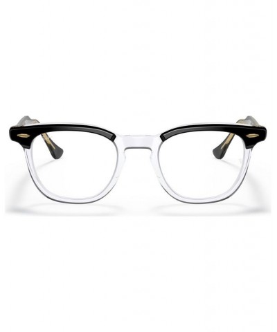 Women's Square Eyeglasses RB5398 Black $17.90 Womens