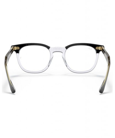 Women's Square Eyeglasses RB5398 Black $17.90 Womens