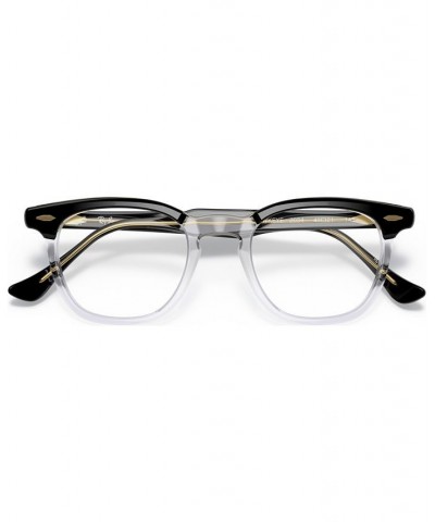 Women's Square Eyeglasses RB5398 Black $17.90 Womens