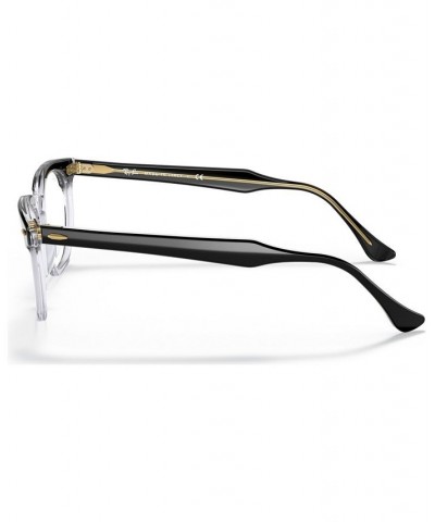 Women's Square Eyeglasses RB5398 Black $17.90 Womens