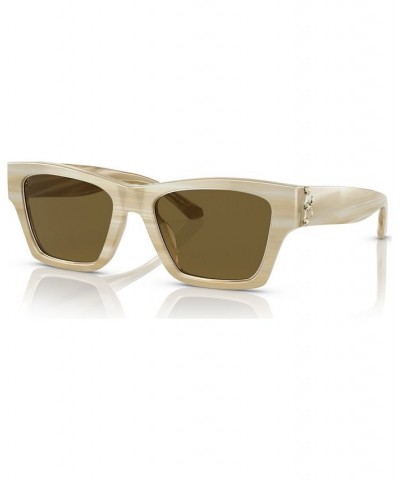 Women's Sunglasses TY7186U53-X Ivory Horn $24.44 Womens