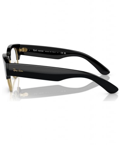 Unisex Sunglasses Mega Clubmaster Black on Gold-Tone $34.32 Unisex