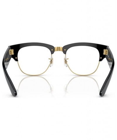 Unisex Sunglasses Mega Clubmaster Black on Gold-Tone $34.32 Unisex