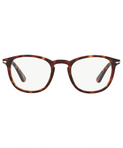 PO3143V Men's Round Eyeglasses Havana $62.79 Mens