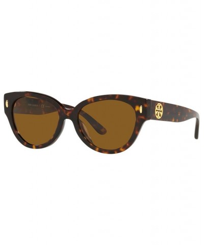 Women's Polarized Sunglasses TY7168U 52 Dark Tortoise $57.24 Womens