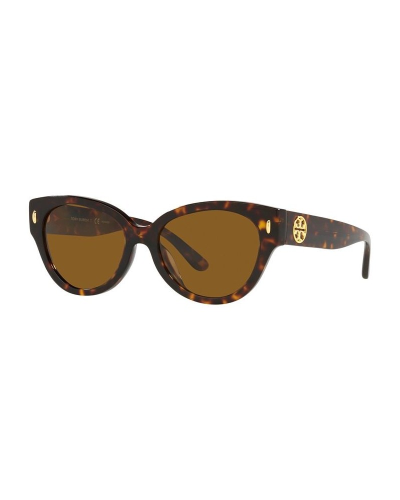 Women's Polarized Sunglasses TY7168U 52 Dark Tortoise $57.24 Womens