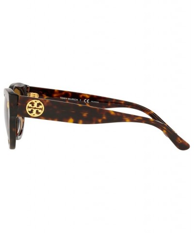 Women's Polarized Sunglasses TY7168U 52 Dark Tortoise $57.24 Womens