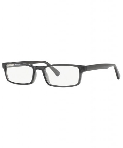 SF1150 Men's Rectangle Eyeglasses Trans Blk $19.88 Mens