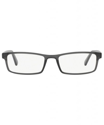 SF1150 Men's Rectangle Eyeglasses Trans Blk $19.88 Mens