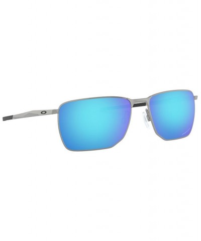 Men's Sunglasses OO4142 SATIN CHROME/PRIZM SAPPHIRE $45.36 Mens