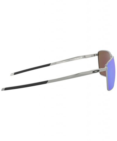 Men's Sunglasses OO4142 SATIN CHROME/PRIZM SAPPHIRE $45.36 Mens