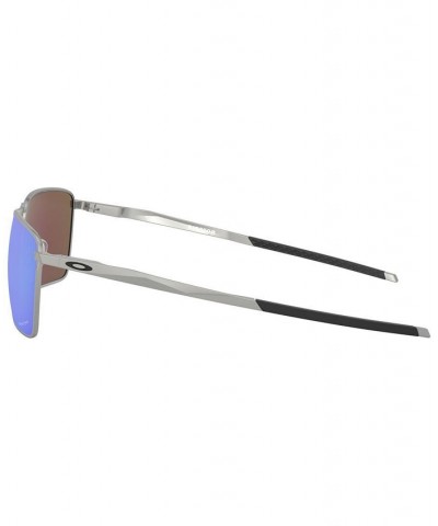 Men's Sunglasses OO4142 SATIN CHROME/PRIZM SAPPHIRE $45.36 Mens