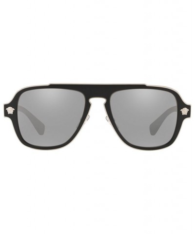 Sunglasses VE2199 56 MATTE BLACK / LIGHT GREY MIRROR SILVER $48.82 Unisex