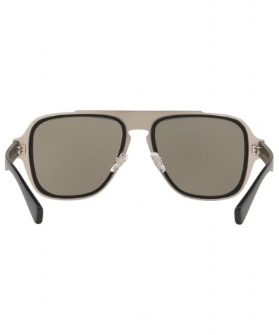 Sunglasses VE2199 56 MATTE BLACK / LIGHT GREY MIRROR SILVER $48.82 Unisex