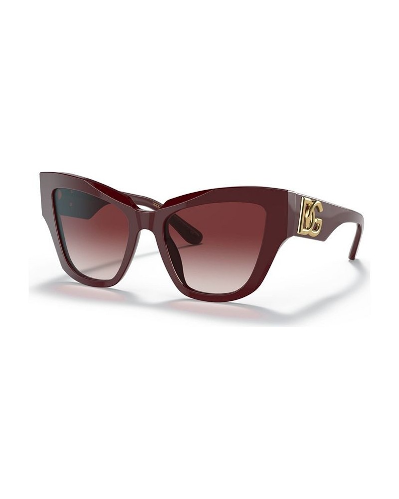 Women's 54 Sunglasses DG440454-Y Bordeaux $63.40 Womens