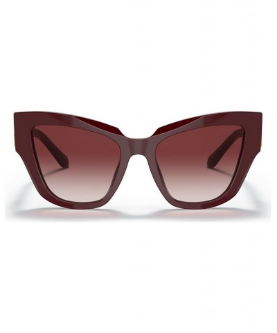 Women's 54 Sunglasses DG440454-Y Bordeaux $63.40 Womens