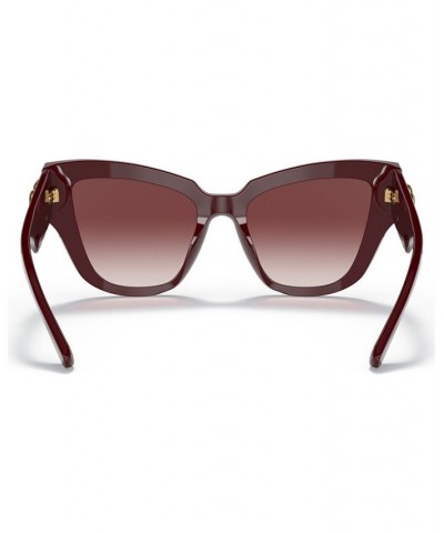 Women's 54 Sunglasses DG440454-Y Bordeaux $63.40 Womens