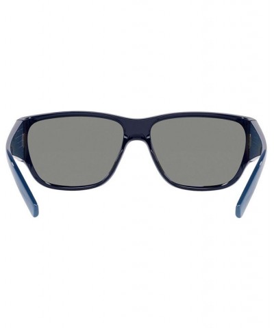 Men's Polarized Sunglasses AN4280 63 BLUE/DARK GREY MIRROR WATER POLAR $17.68 Mens