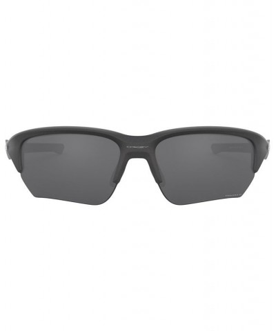 Men's Polarized Low Bridge Fit Sunglasses OO9372 Flak Beta 65 Gunmetal $44.52 Mens