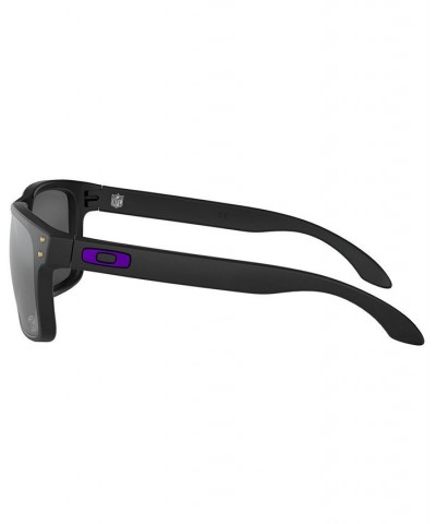 NFL Collection Sunglasses Baltimore Ravens OO9102 55 HOLBROOK BAL MATTE BLACK/PRIZM BLACK $42.09 Unisex