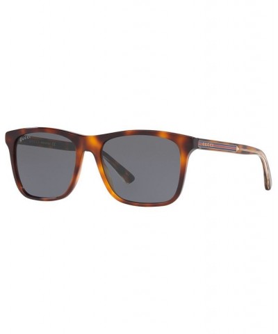 Men's Sunglasses GG0381SN 57 Brown $63.00 Mens