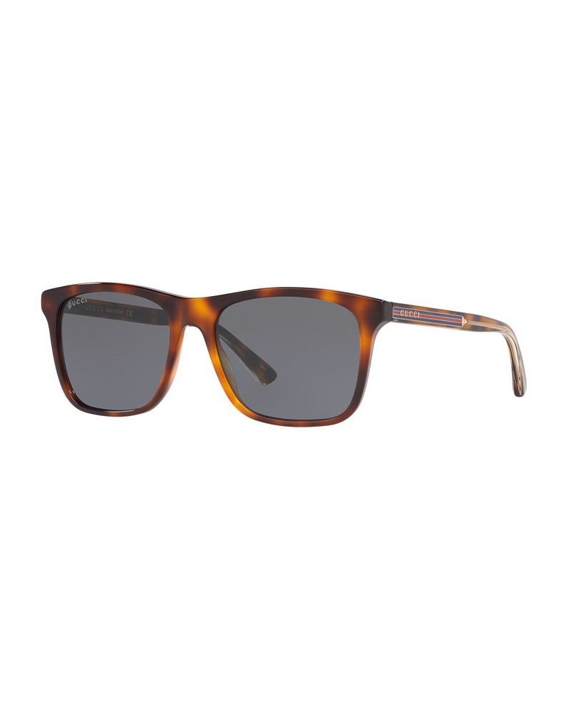 Men's Sunglasses GG0381SN 57 Brown $63.00 Mens