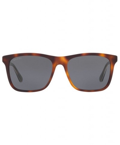 Men's Sunglasses GG0381SN 57 Brown $63.00 Mens