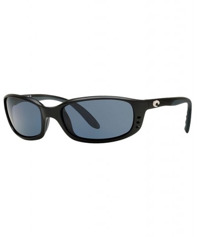 Polarized Sunglasses BRINEP Matte Black/ 580P Grey $52.78 Unisex