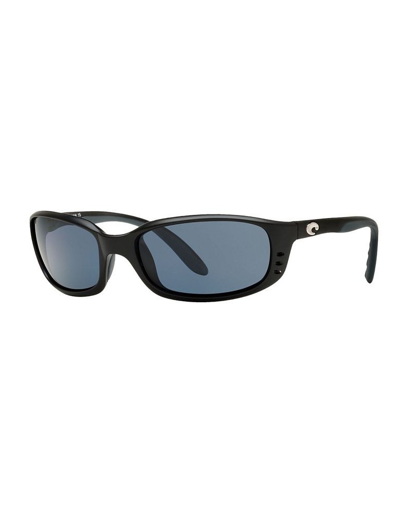 Polarized Sunglasses BRINEP Matte Black/ 580P Grey $52.78 Unisex