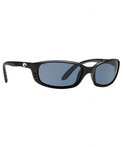 Polarized Sunglasses BRINEP Matte Black/ 580P Grey $52.78 Unisex