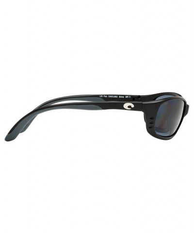 Polarized Sunglasses BRINEP Matte Black/ 580P Grey $52.78 Unisex