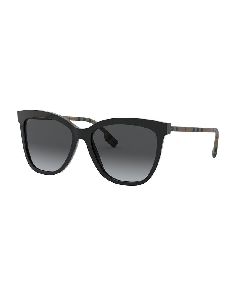 Women's Polarized Sunglasses BE4308 BLACK/POLAR GREY GRADIENT $54.72 Womens