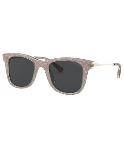 Women's Sunglasses HC8290 Transparent Smoke Sig C/Gray Solid $19.03 Womens
