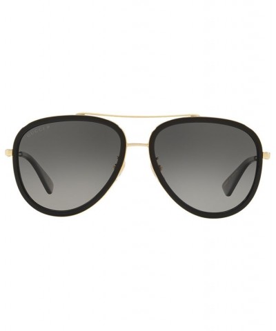 Polarized Sunglasses GG0062S 57 GOLD BLACK/GREY GRAD POL $121.80 Unisex