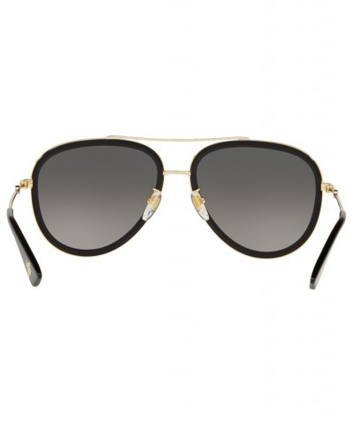 Polarized Sunglasses GG0062S 57 GOLD BLACK/GREY GRAD POL $121.80 Unisex