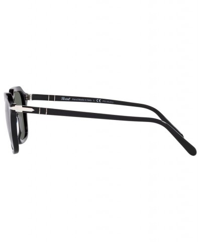 Unisex Polarized Sunglasses PO3292S 50 Black $94.80 Unisex