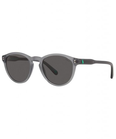 Men's Sunglasses PH4172 50 MATTE TRANSPARENT DARK GREY/DARK GREY $44.75 Mens