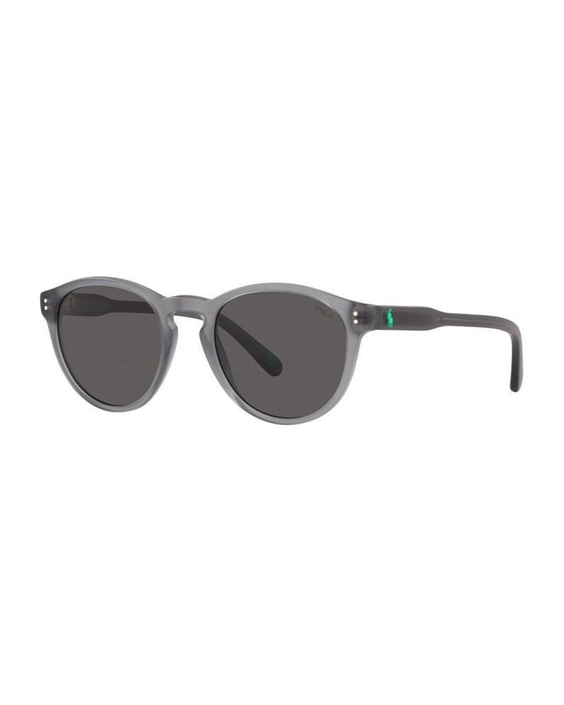 Men's Sunglasses PH4172 50 MATTE TRANSPARENT DARK GREY/DARK GREY $44.75 Mens