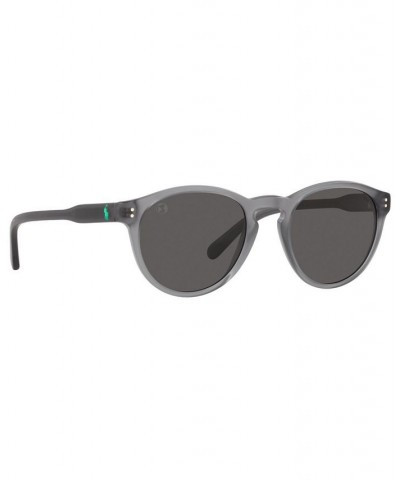 Men's Sunglasses PH4172 50 MATTE TRANSPARENT DARK GREY/DARK GREY $44.75 Mens