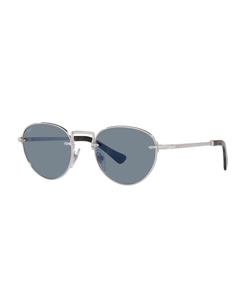 Unisex Sunglasses PO2491S 51 Silver-Tone $46.05 Unisex