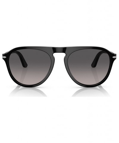 Unisex Polarized Sunglasses 0PO3302S95M355W Black $98.75 Unisex