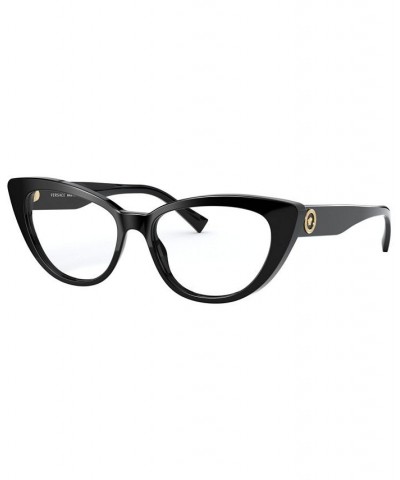 VE3286 Women's Cat Eye Eyeglasses Black $31.13 Womens